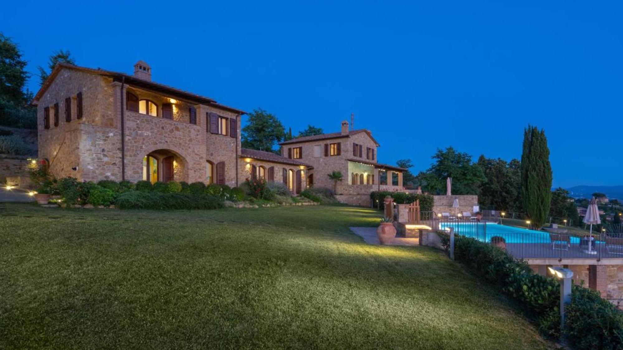 Casale Con Vista Colline Lejlighed Volterra Eksteriør billede